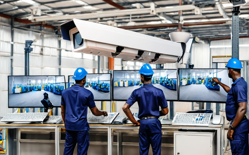 INSTALLATION OF CCTV SURVEILANCE SYSTEM AT SHOPRITE, IKEJA, LAGOS